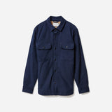ReNew Fleece-Lined Heavyweight Overshirt | Hlboká námornícka modrá