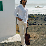 Lightweight Classic Shirt Earth Stripe Regular