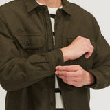 ReNew Fleece-Lined Heavyweight Overshirt | Melírovaná Zelená