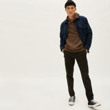 ReNew Fleece-Lined Heavyweight Overshirt | Hlboká námornícka modrá