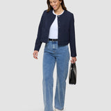 Women's Classic Jeans Relaxed Fit Snow Blue Wash