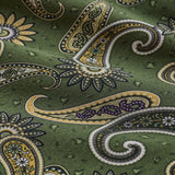 Breeze Bowling Short Sleeve Shirt Green Paisley