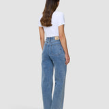 Women's Classic Jeans Relaxed Fit Snow Blue Wash