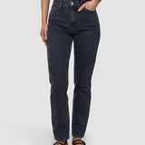 Women's Classic Jeans Tapered Washed Black