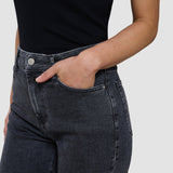 Women's Classic Jeans Tapered Washed Black