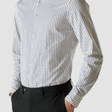 Classic Shirt Black Stripes Regular
