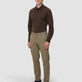 Classic Shirt Saddle Brown Slim