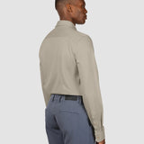Classic Hemd Stone Beige Slim