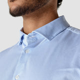 Classic Shirt Light Blue Stripes Slim