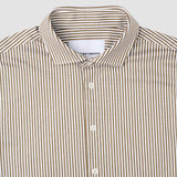 Classic Shirt Shadow Brown Stripe Regular