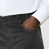 Corduroy Pants Dark Grey