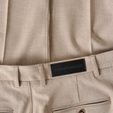 Essential Suit Pants Slim Sand Grain