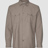 Effortless Overshirt Shadow Brown