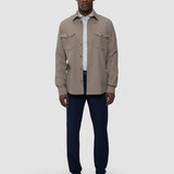 Effortless Overshirt Shadow Brown