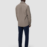 Effortless Overshirt Shadow Brown