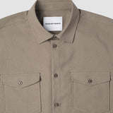 Effortless Overshirt Shadow Brown