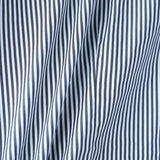 Elevated Shirt Navy Stripe Thin Regular