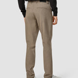 Essential Pants Regular Dark Beige Melange