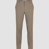 Essential Pants Regular Dark Beige Melange