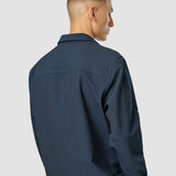 Essential Overshirt Navy Melange
