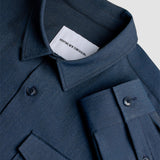 Essential Overshirt Navy Melange
