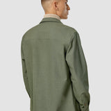 Essential Overshirt Nightfall Green Melange