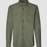 Essential Overshirt Nightfall Green Melange
