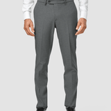 Essential Suit Pants Slim Dark Grey Melange