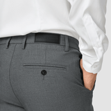 Essential Suit Pants Slim Dark Grey Melange