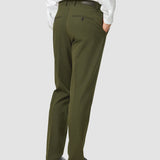 Essential Suit Pants Regular Moss Green Pinstripe