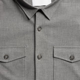 Essential Overshirt Cloud Grey