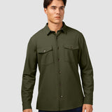 Essential Overshirt Clover Green