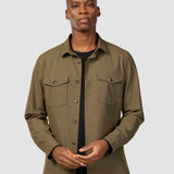 Essential Overshirt Vintage Brown Melange