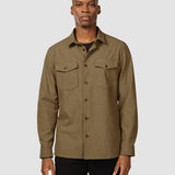 Essential Overshirt Vintage Brown Melange