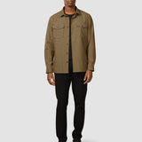 Essential Overshirt Vintage Brown Melange
