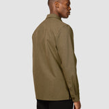 Essential Overshirt Vintage Brown Melange