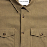 Essential Overshirt Vintage Brown Melange