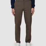 Essential Pants Regular Saddle Brown Melange