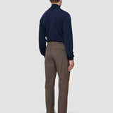 Essential Pants Regular Saddle Brown Melange