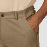 Essential Pants Slim Vintage Brown Melange