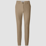 Essential Pants Slim Plaid Khaki