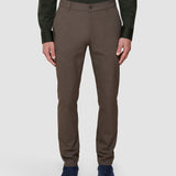 Essential Pants Slim Saddle Brown Melange