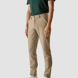 Essential Pants Slim Plaid Khaki