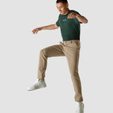 Essential Pants Slim Plaid Khaki