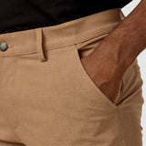 Essential Pants Slim Sand Melange