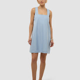 Women's Essential Spencer Dress Sky Blue Melange
