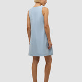 Women's Essential Spencer Dress Sky Blue Melange