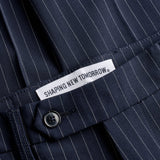 Essential Suit Pants Regular Navy Pinstripe