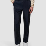 Essential Suit Pants Relaxed Fit Navy Stripes