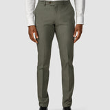 Essential Suit Pants Slim Green Melange